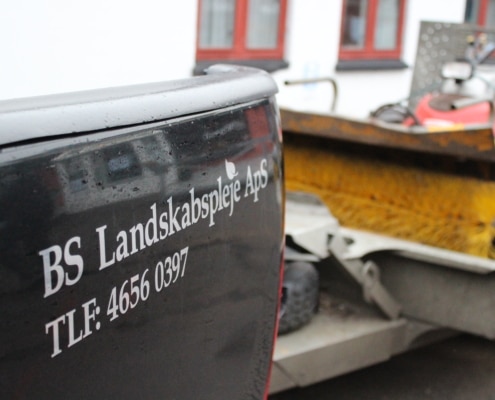 Asfaltreperation med BS Landskabspleje